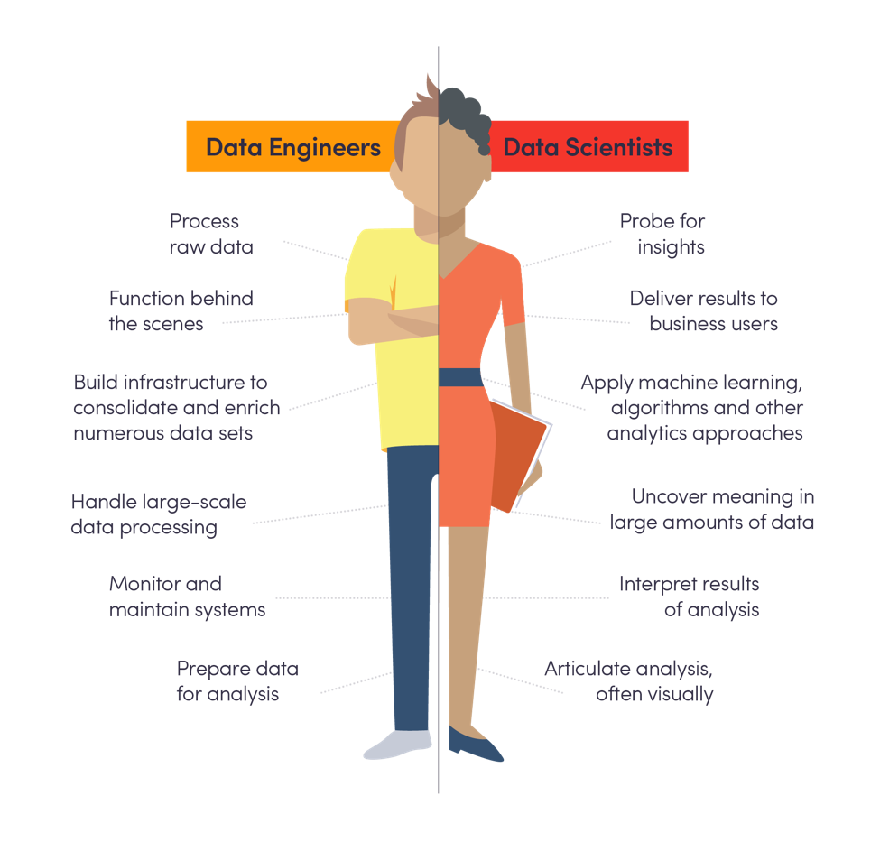 Data Engineers vs Data Scientists